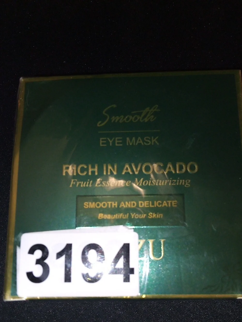 Avocado Eye Mask, Under Eye Patches for Puffy Eyes and Dark Circles, 60 Pcs